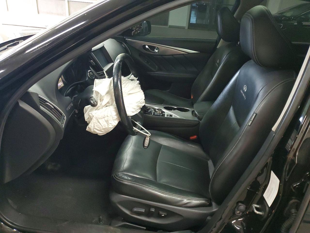 2014 Infiniti Q50 Base Black vin: JN1BV7AR4EM683825