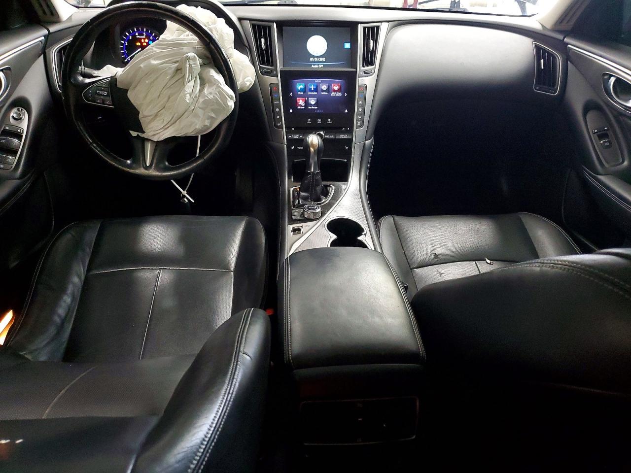 2014 Infiniti Q50 Base Black vin: JN1BV7AR4EM683825