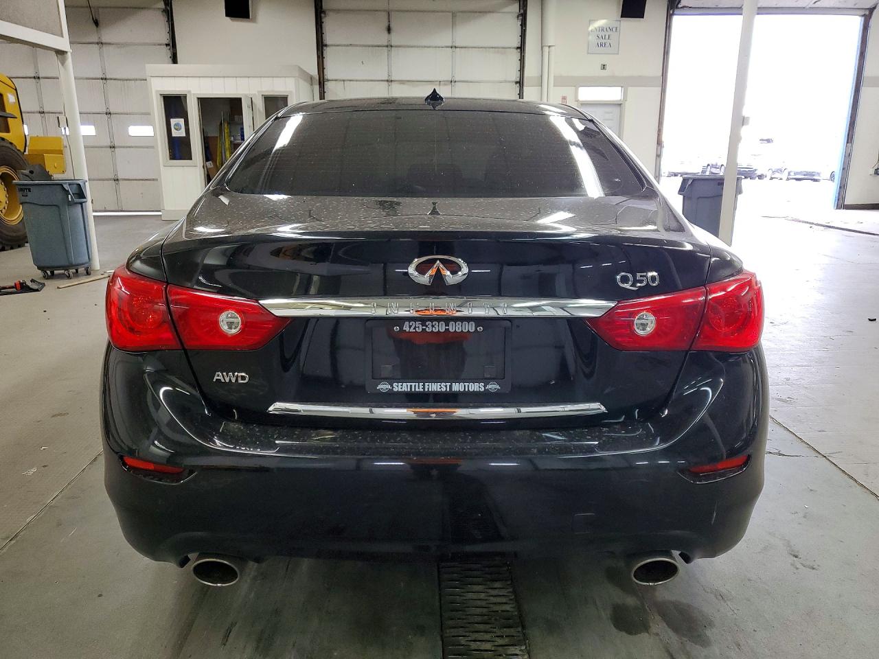 2014 Infiniti Q50 Base Black vin: JN1BV7AR4EM683825