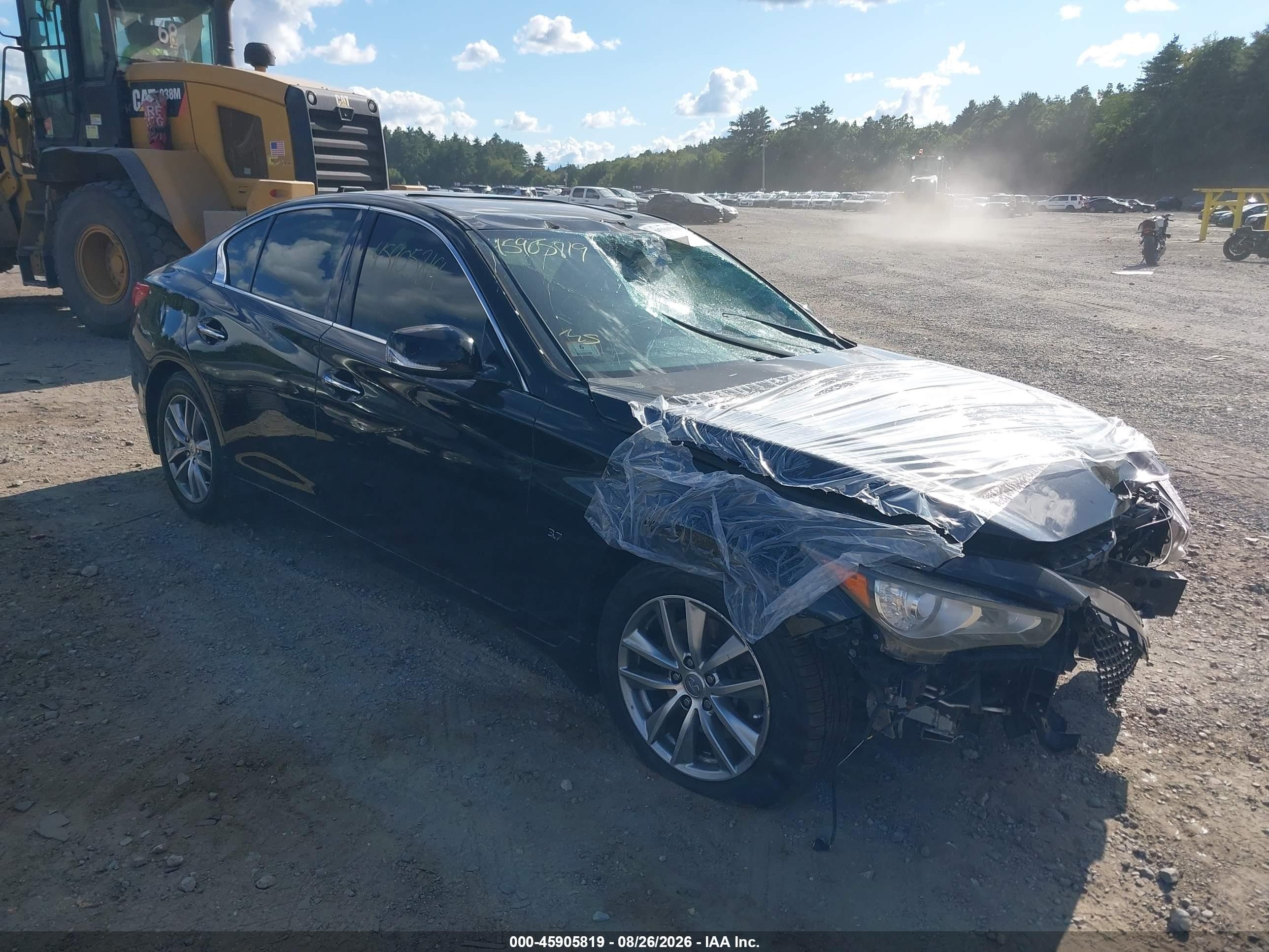 2014 Infiniti Q50 Premium Black vin: JN1BV7AR4EM684294
