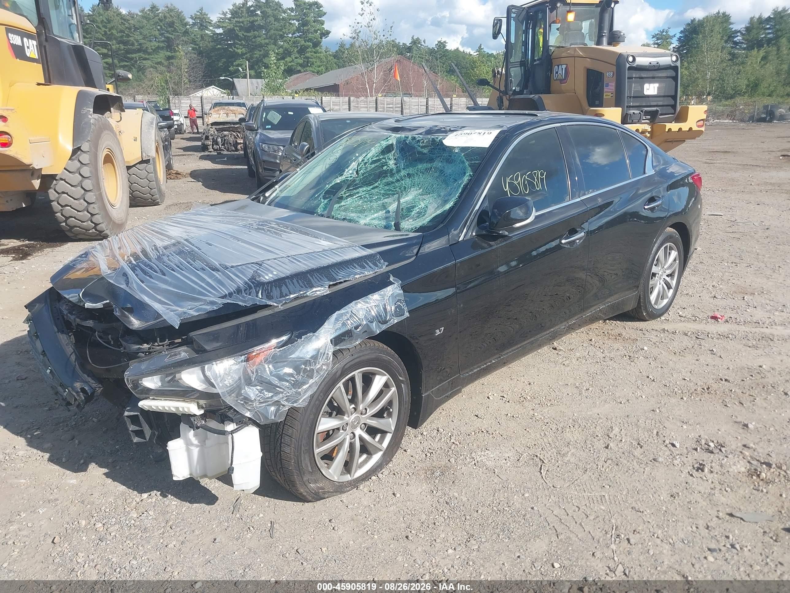 2014 Infiniti Q50 Premium Black vin: JN1BV7AR4EM684294