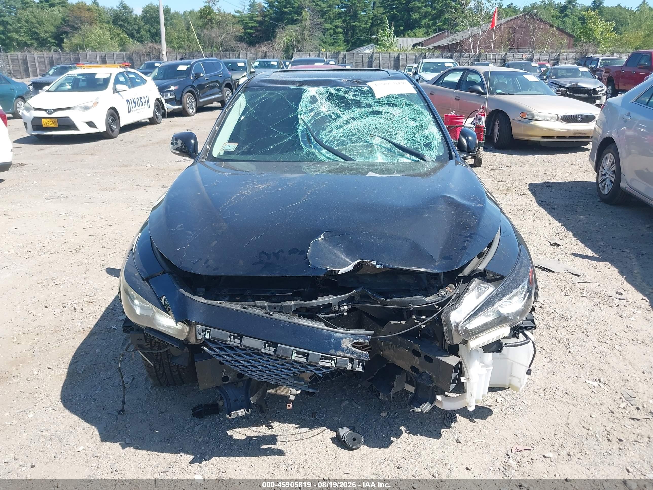 2014 Infiniti Q50 Premium Black vin: JN1BV7AR4EM684294