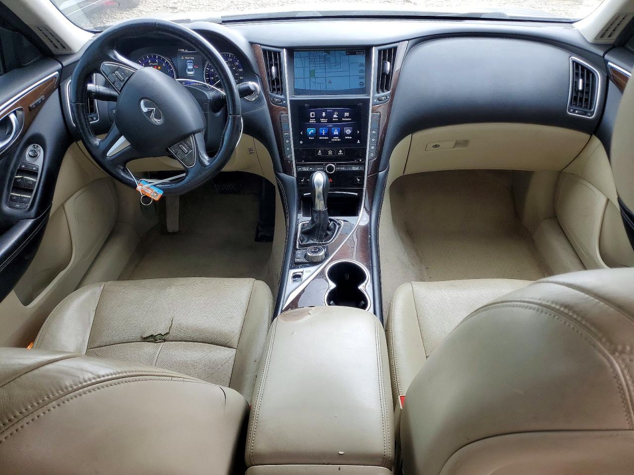 2014 Infiniti Q50 Base Brown vin: JN1BV7AR4EM685462