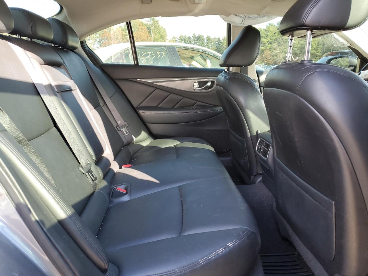 2014 Infiniti Q50 Base Gray vin: JN1BV7AR4EM690368