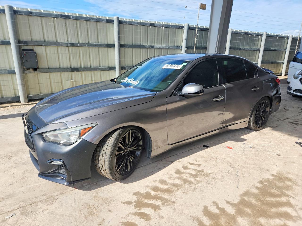 2014 Infiniti Q50 Base Серый vin: JN1BV7AR4EM690368