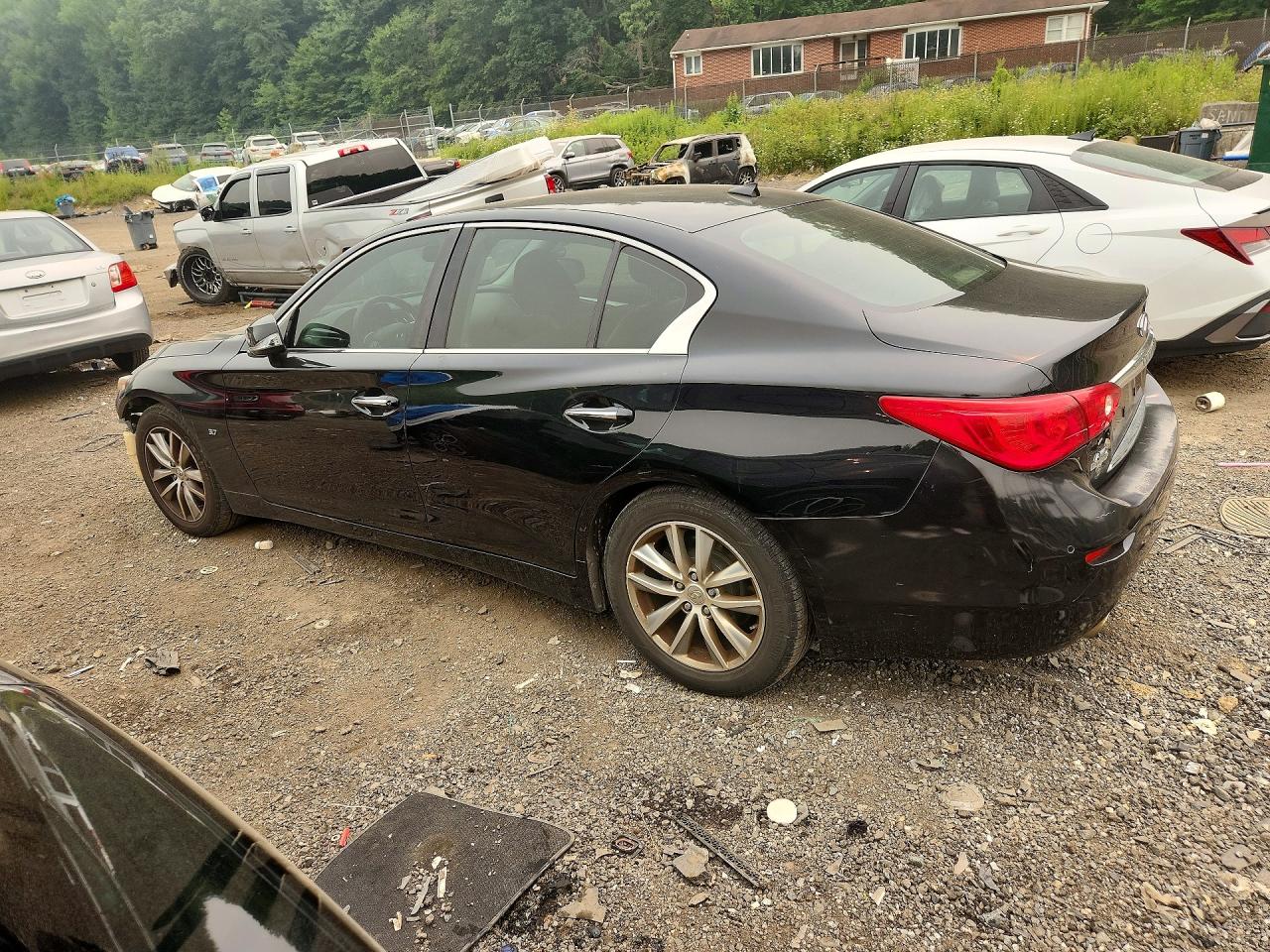 2014 Infiniti Q50 Premium Black vin: JN1BV7AR4EM691276