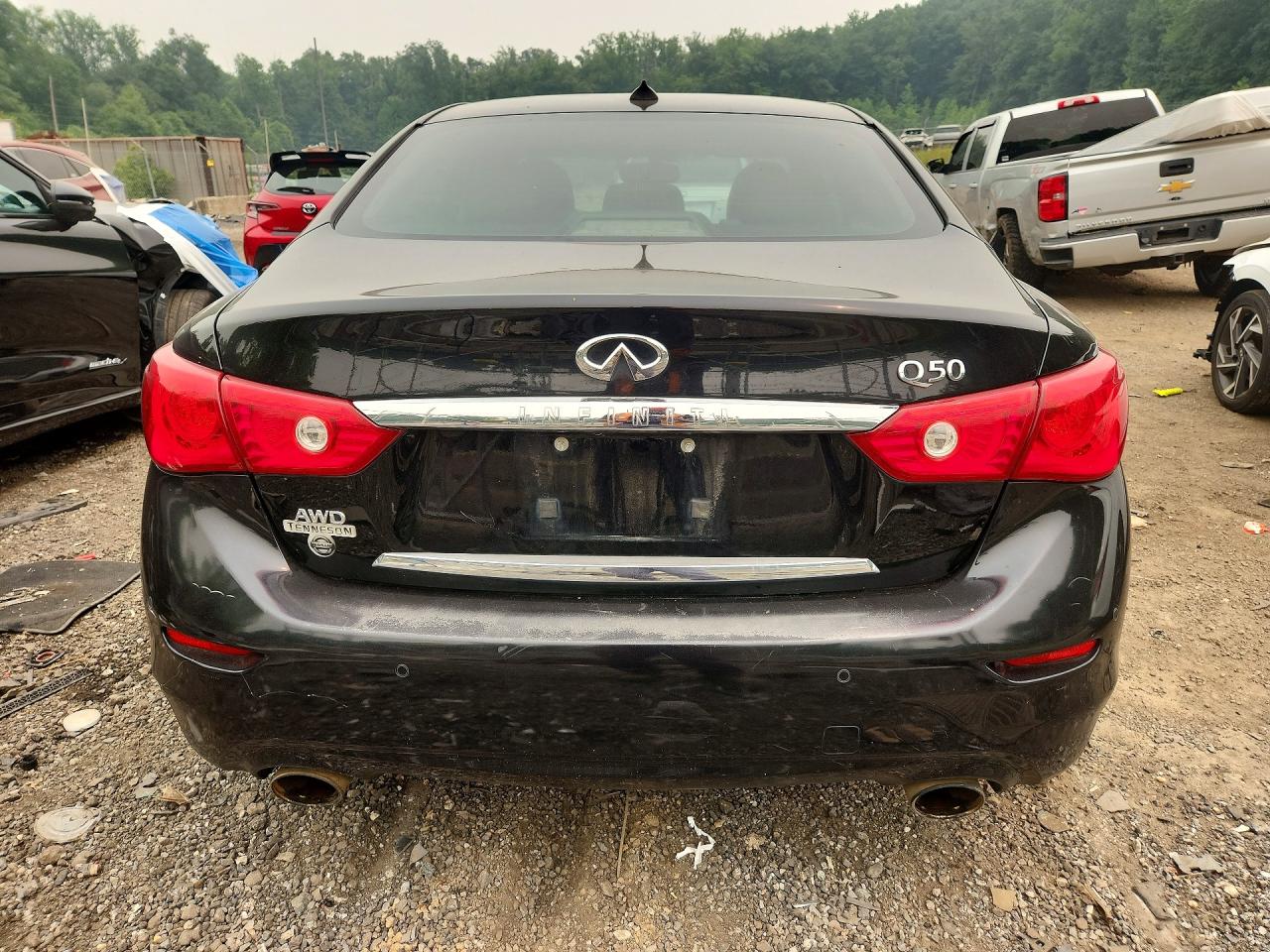 2014 Infiniti Q50 Premium Black vin: JN1BV7AR4EM691276