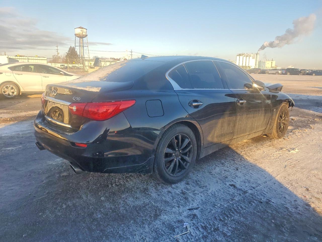 2014 Infiniti Q50 Black vin: JN1BV7AR4EM694789