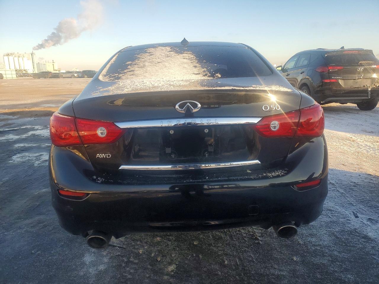 2014 Infiniti Q50 Black vin: JN1BV7AR4EM694789