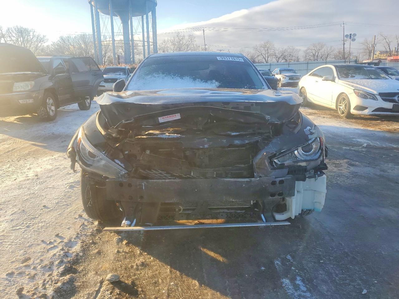 2014 Infiniti Q50 Black vin: JN1BV7AR4EM694789