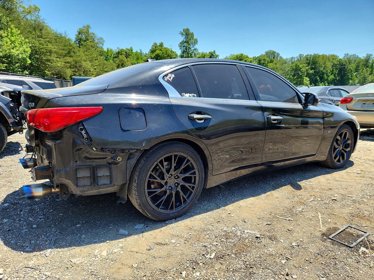 2014 Infiniti Q50 Base Черный vin: JN1BV7AR4EM702941