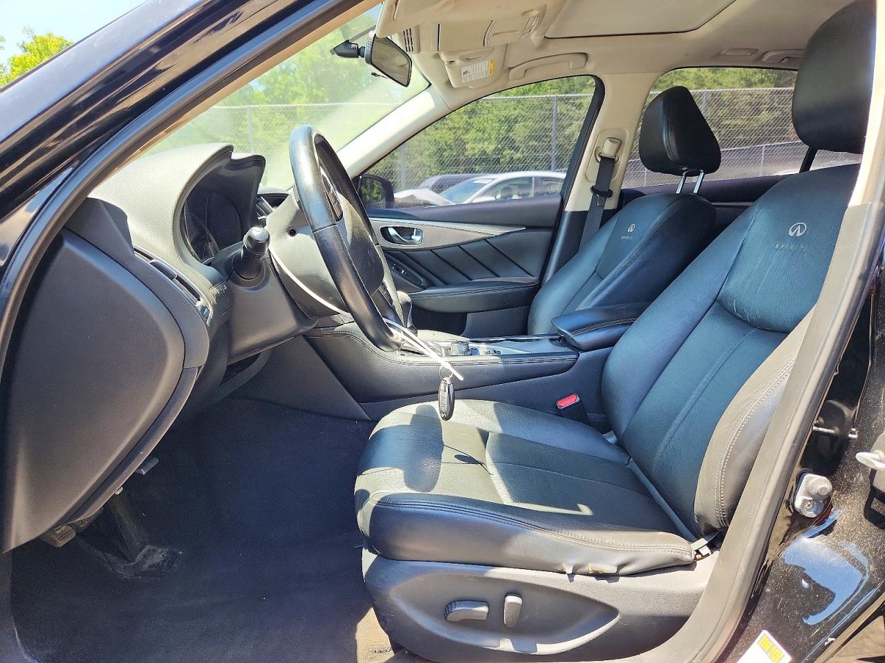 2014 Infiniti Q50 Base Черный vin: JN1BV7AR4EM702941