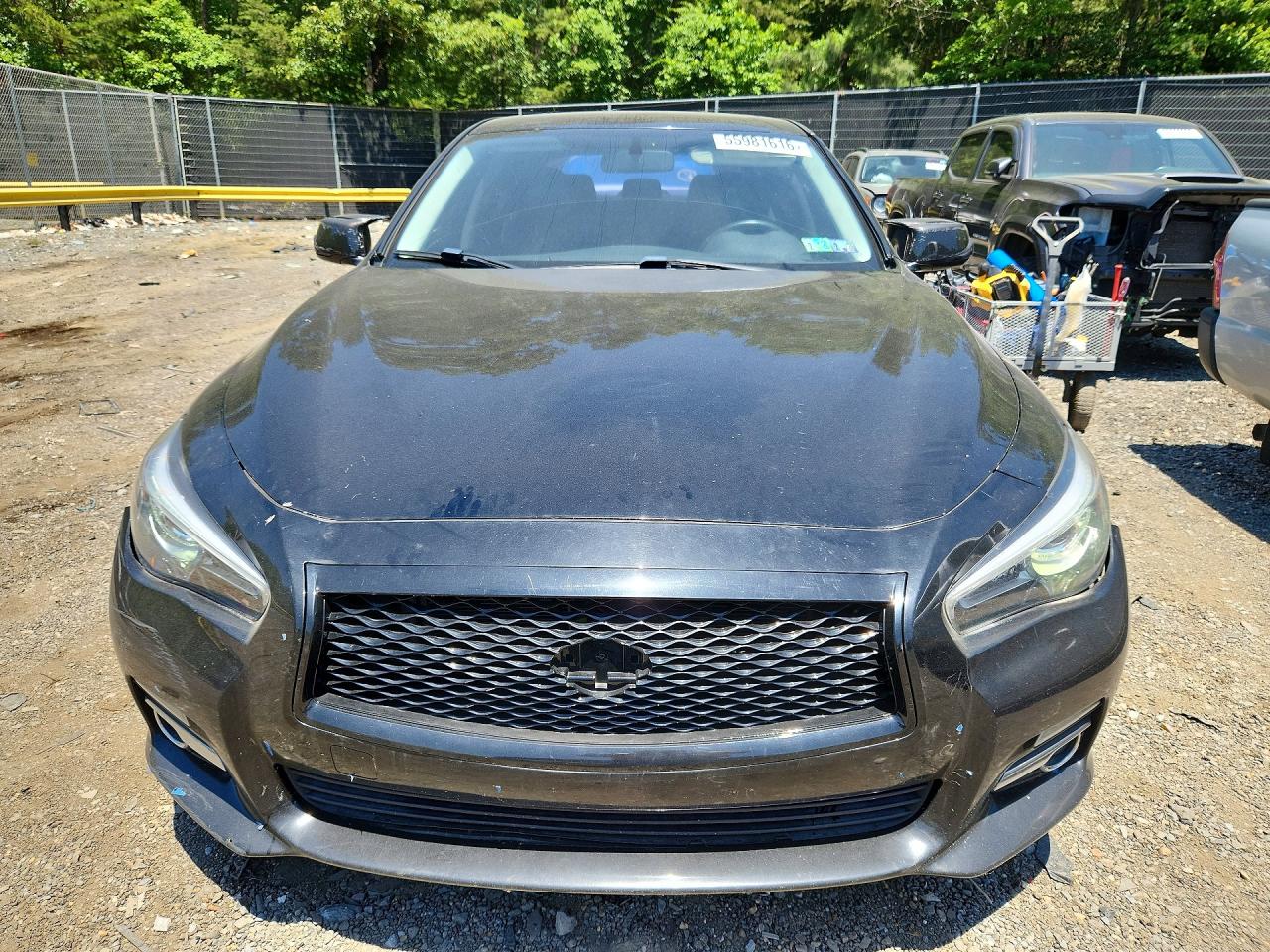 2014 Infiniti Q50 Base Черный vin: JN1BV7AR4EM702941