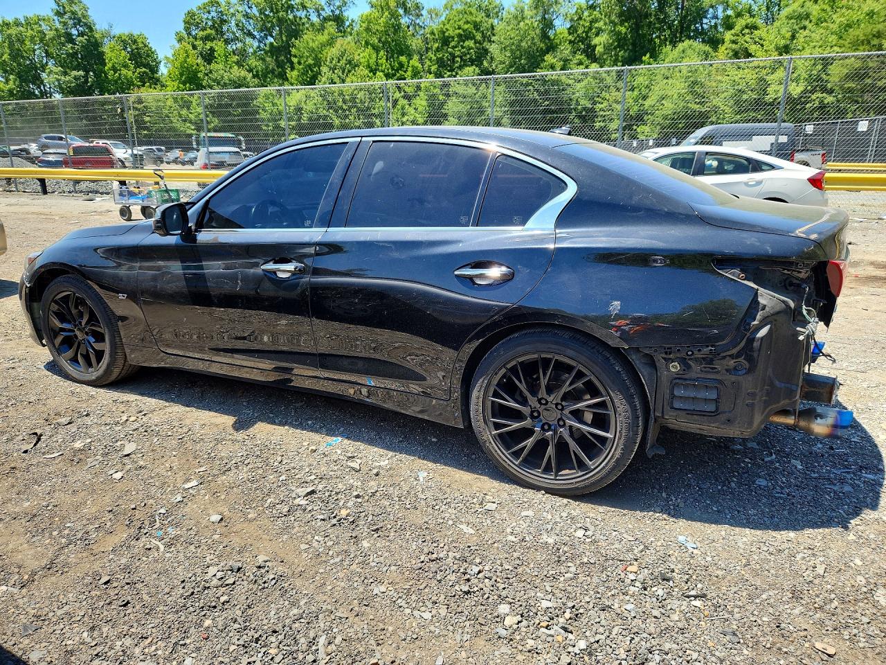 2014 Infiniti Q50 Base Черный vin: JN1BV7AR4EM702941