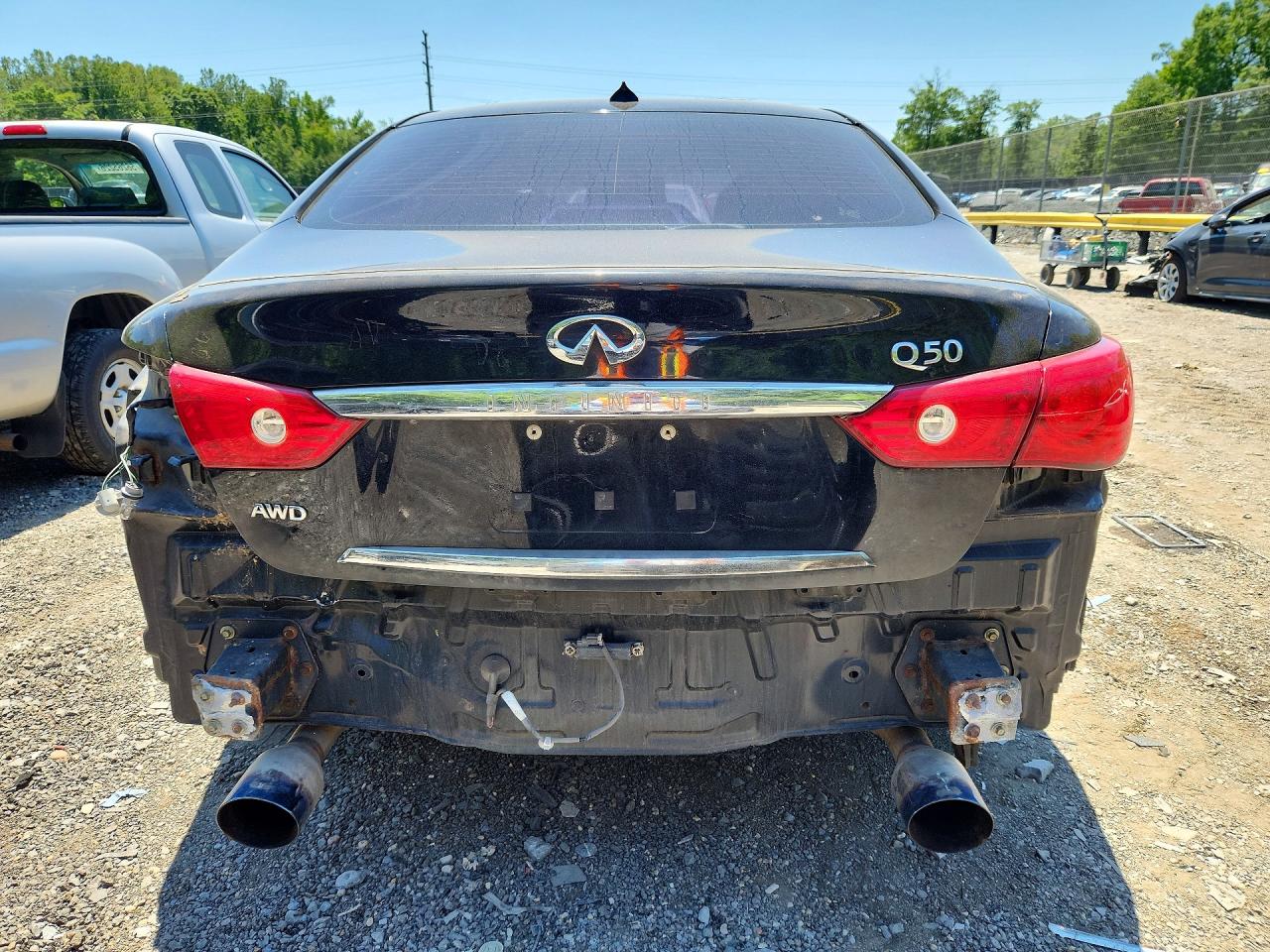 2014 Infiniti Q50 Base Черный vin: JN1BV7AR4EM702941