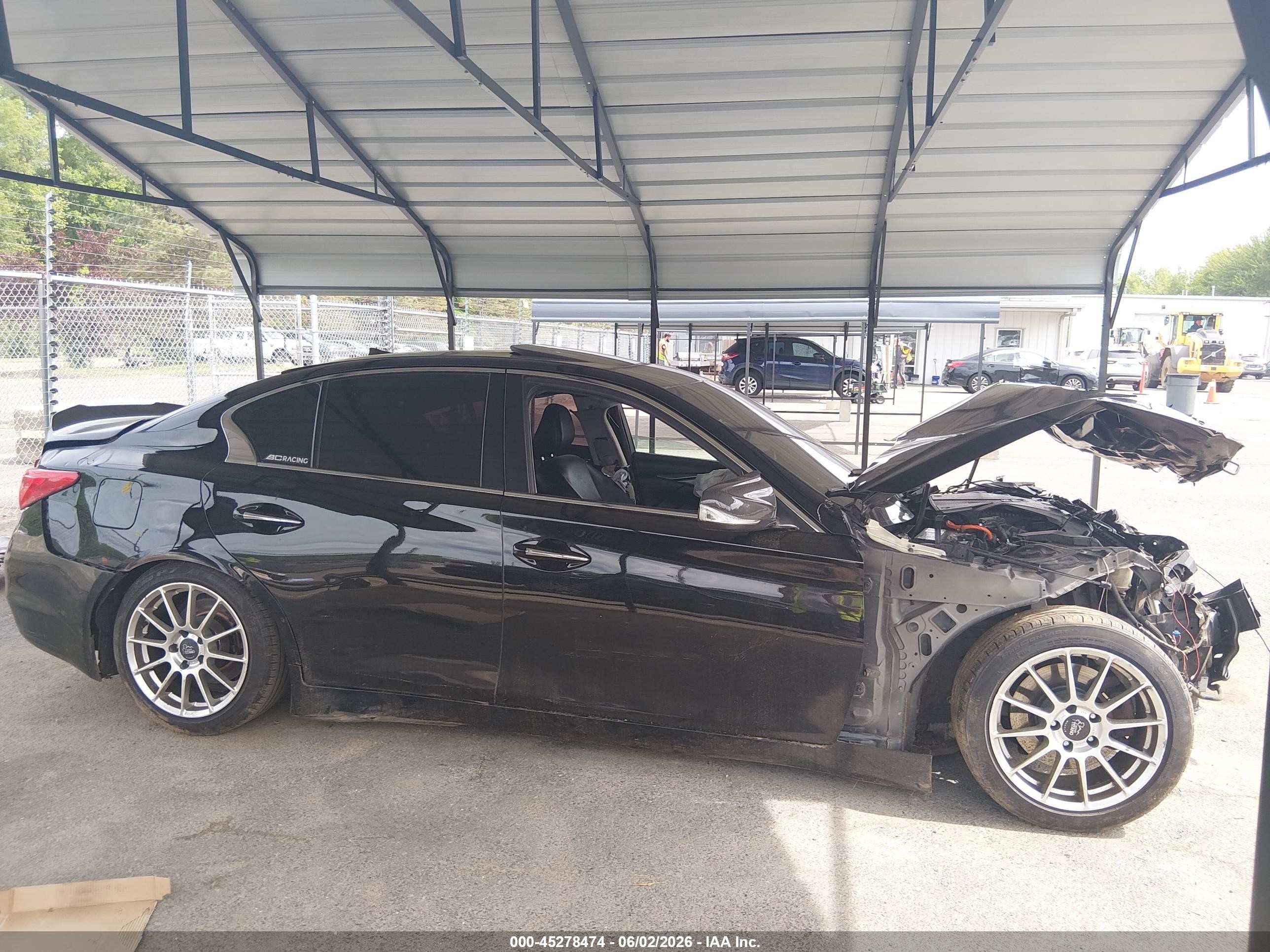 2014 Infiniti Q50   Black vin: JN1BV7AR4EM707251