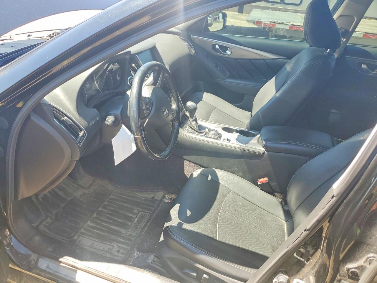 2015 Infiniti Q50 Base Black vin: JN1BV7AR4FM390394