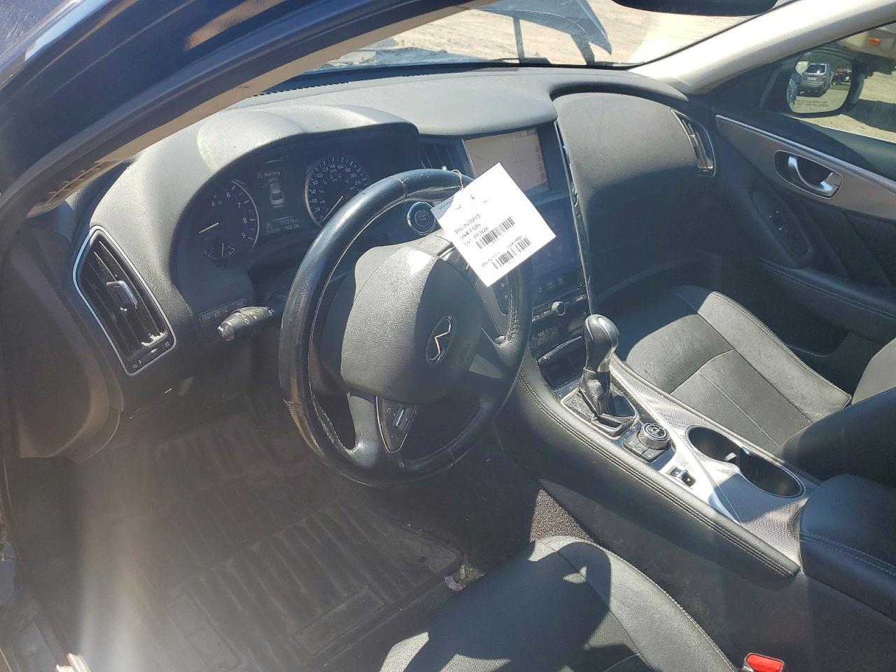 2015 Infiniti Q50 Base Black vin: JN1BV7AR4FM390394