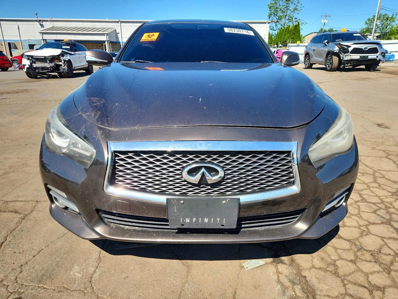2015 Infiniti Q50 Premium Brown vin: JN1BV7AR4FM394123