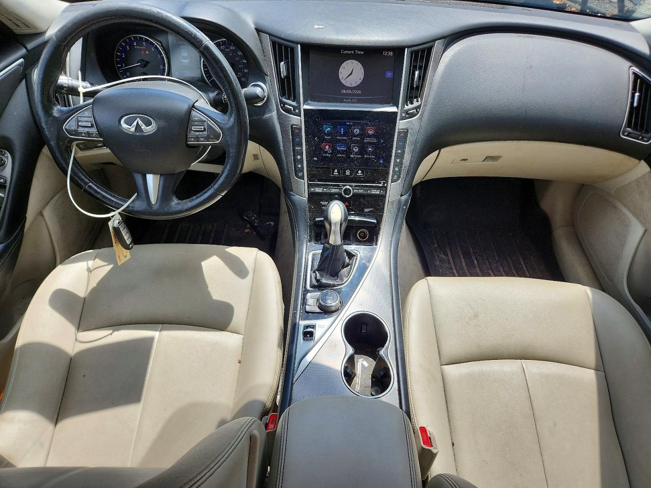 2015 Infiniti Q50 Base Black vin: JN1BV7AR4FM396499