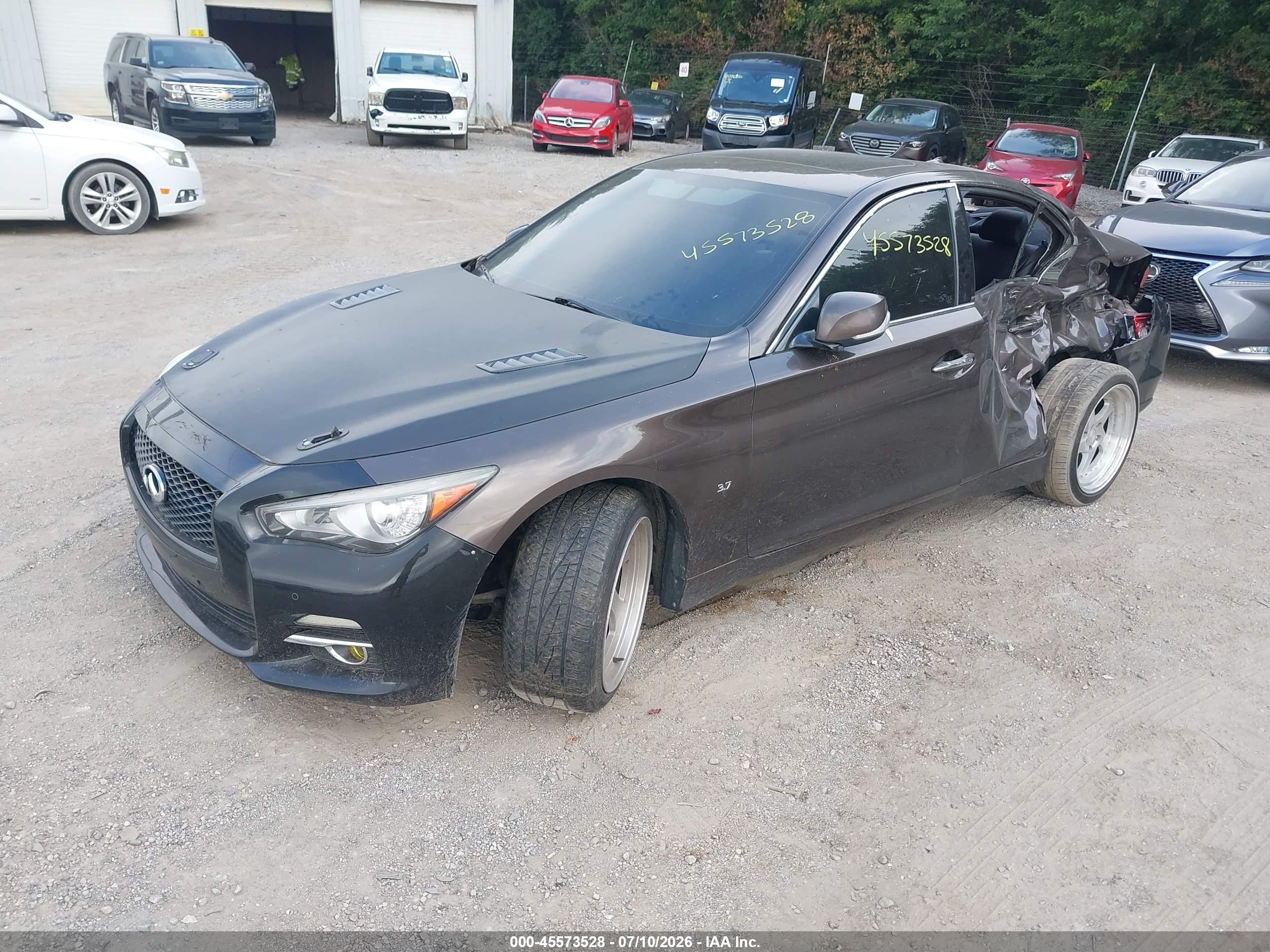 2015 Infiniti Q50 Premium Brown vin: JN1BV7AR4FM402771