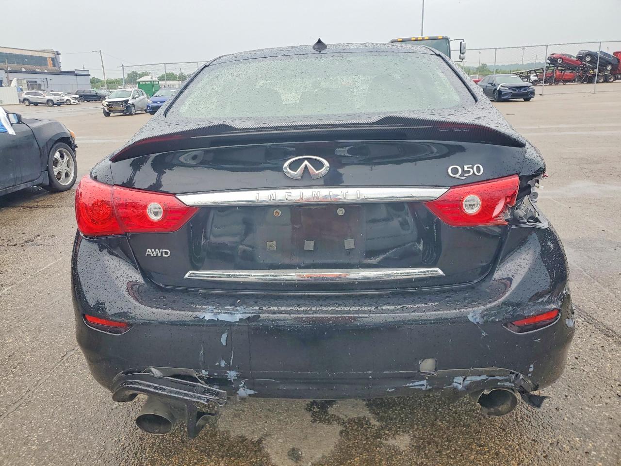 2015 Infiniti Q50 Base Black vin: JN1BV7AR4FM403998