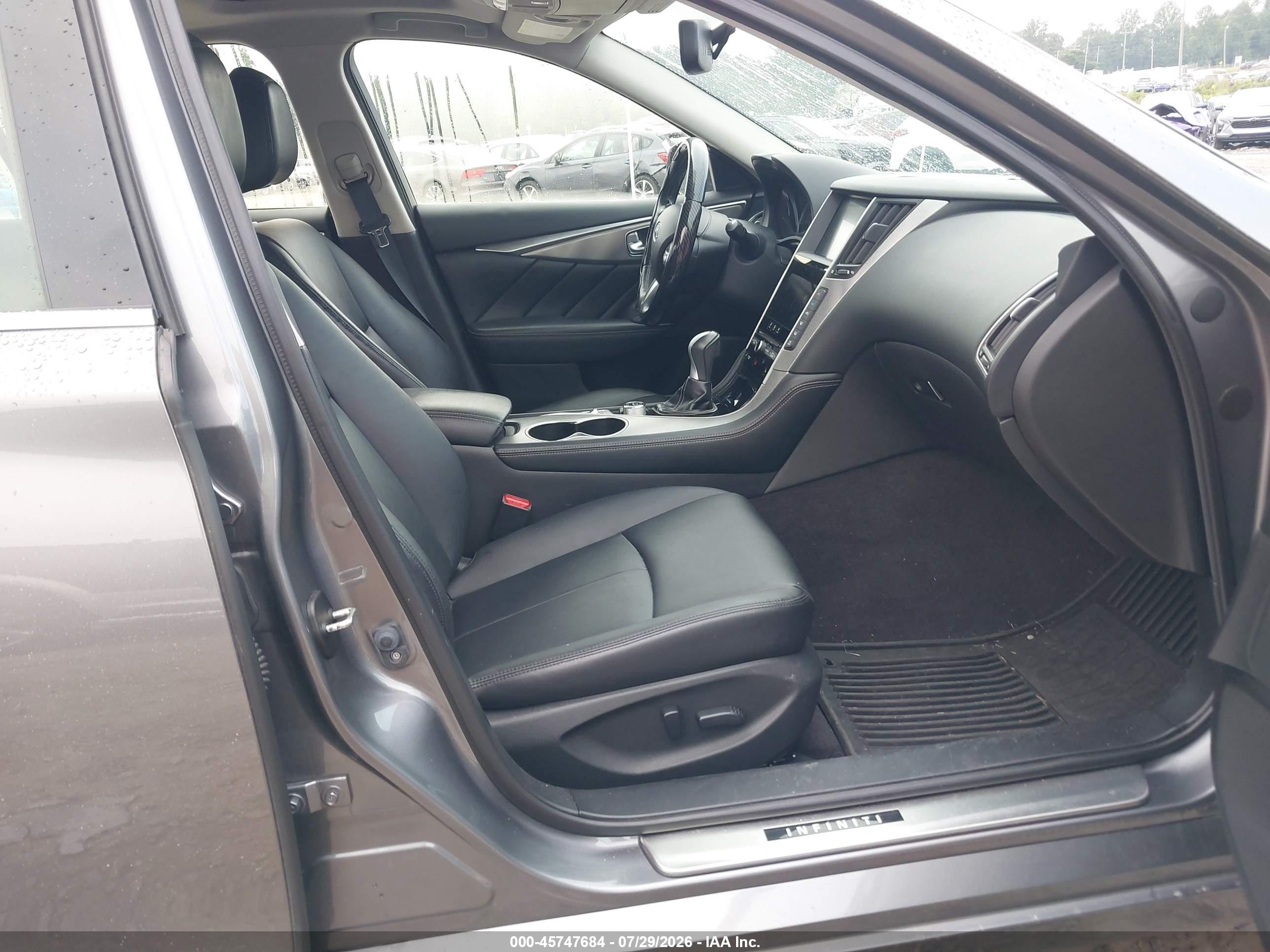 2015 Infiniti Q50 Premium Gray vin: JN1BV7AR4FM404603