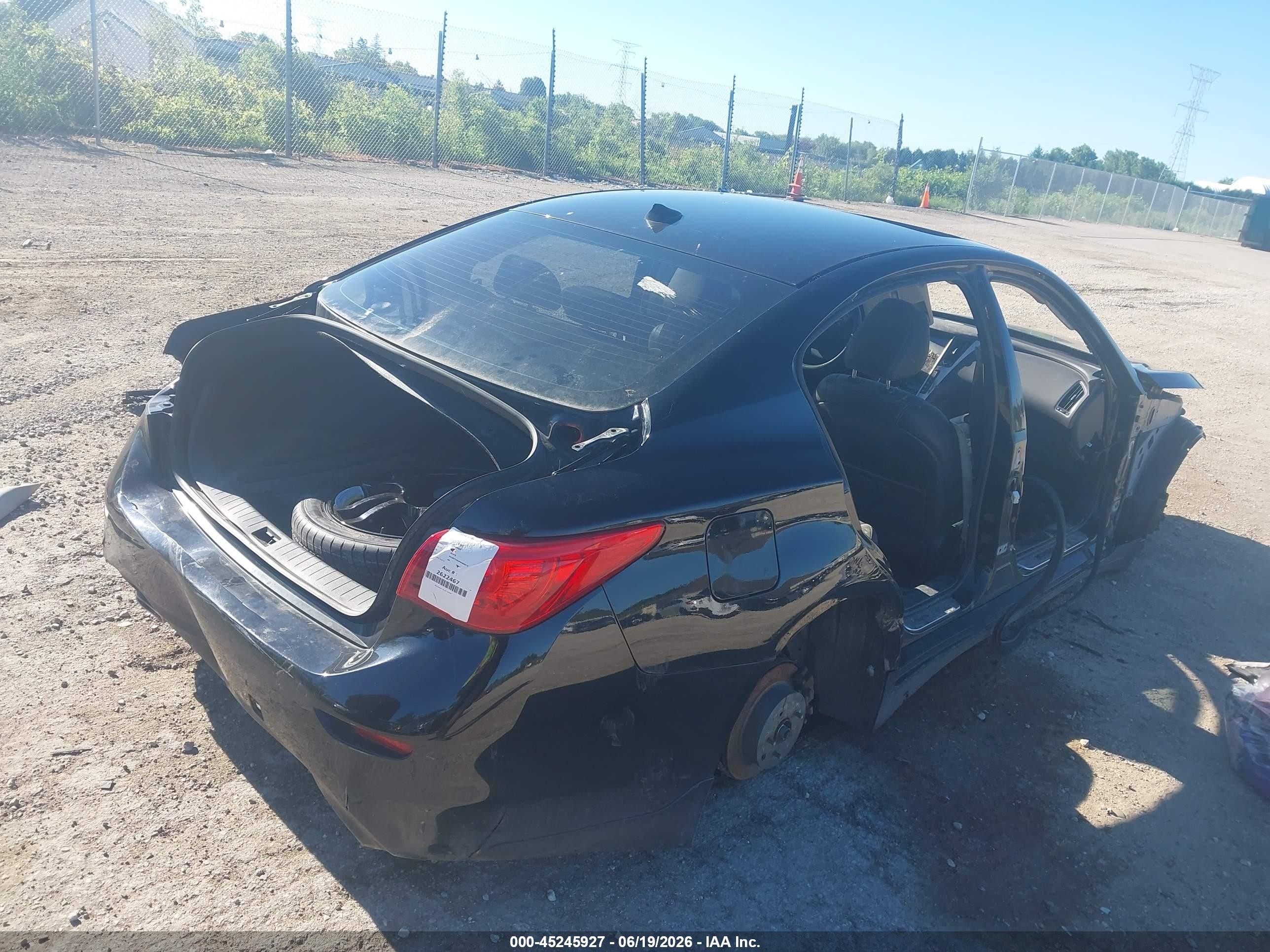 2015 Infiniti Q50 Premium Черный vin: JN1BV7AR4FM404679