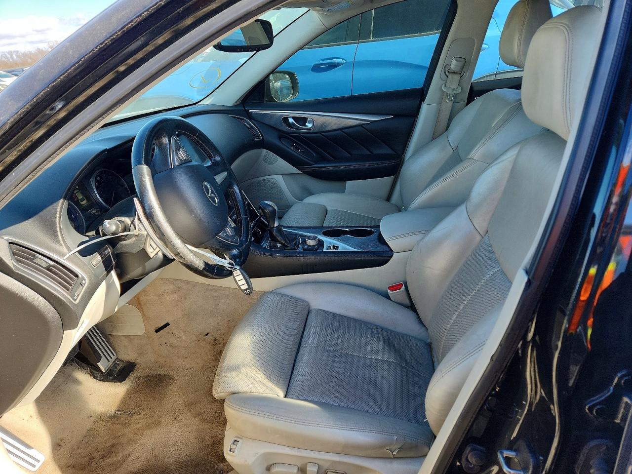 2015 Infiniti Q50 Base Black vin: JN1BV7AR4FM414631