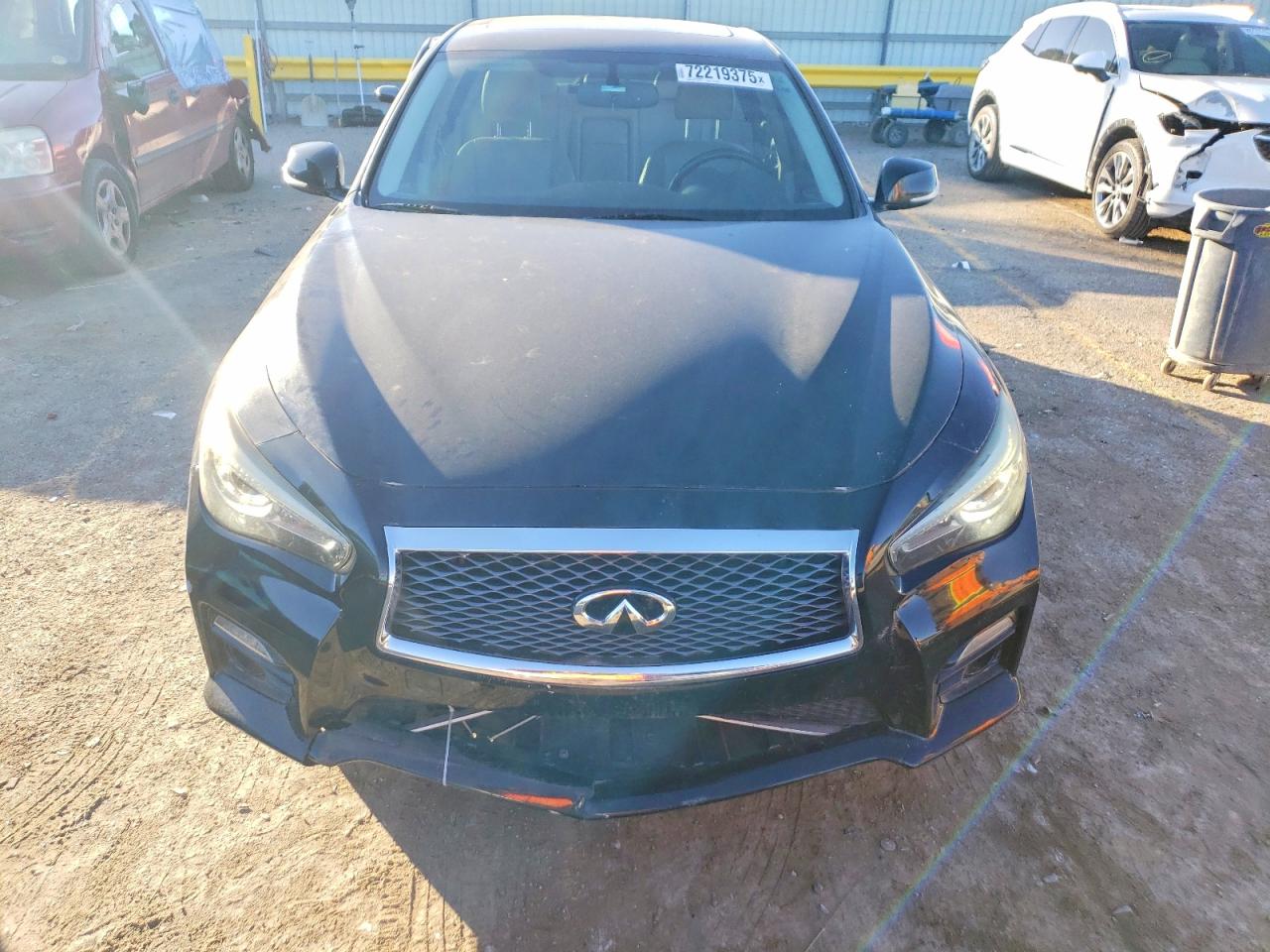 2015 Infiniti Q50 Base Black vin: JN1BV7AR4FM414631