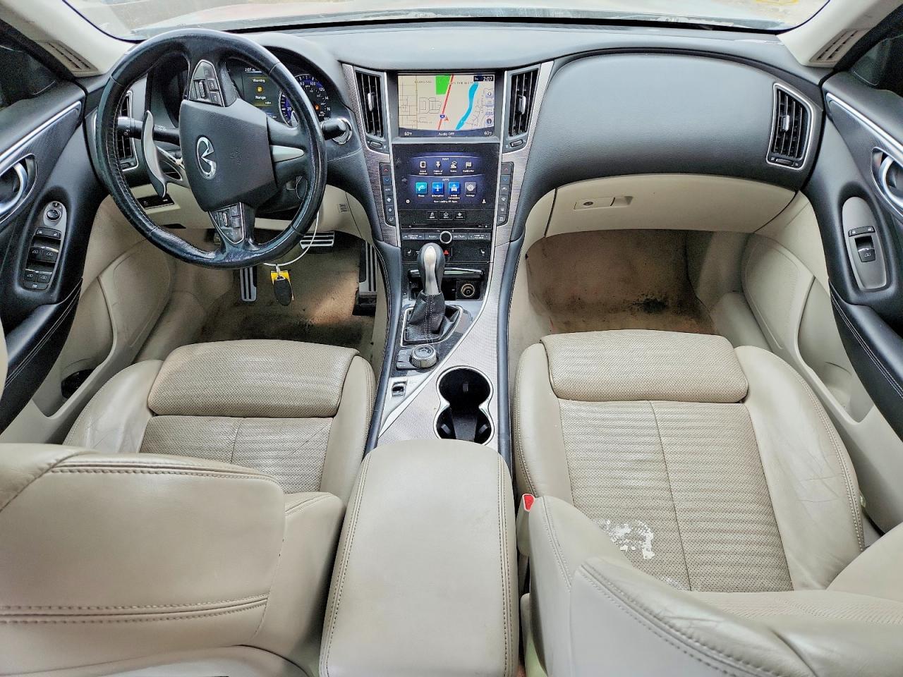 2015 Infiniti Q50 Base Black vin: JN1BV7AR4FM414631