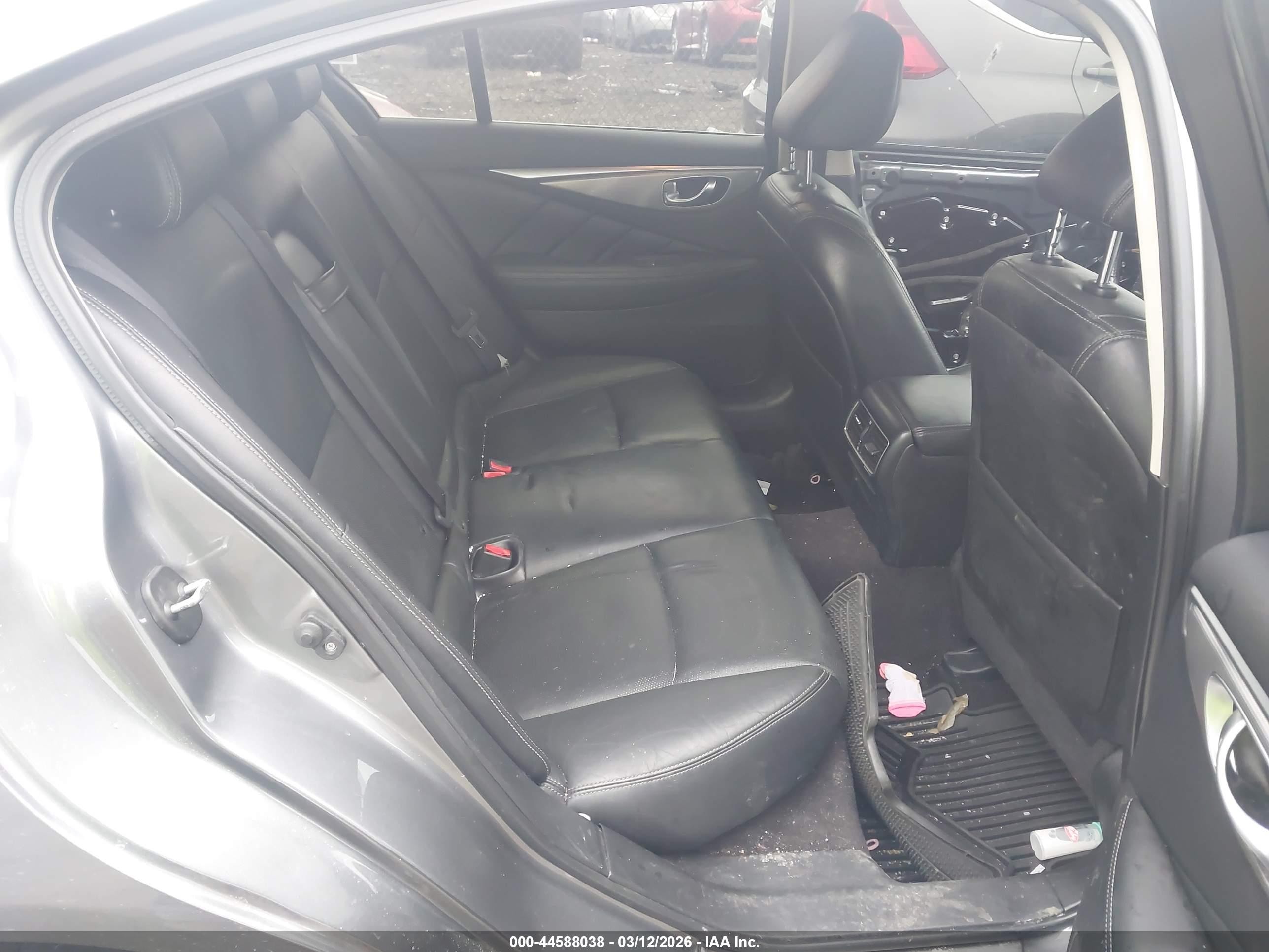 2015 Infiniti Q50 Premium Gray vin: JN1BV7AR4FM417688