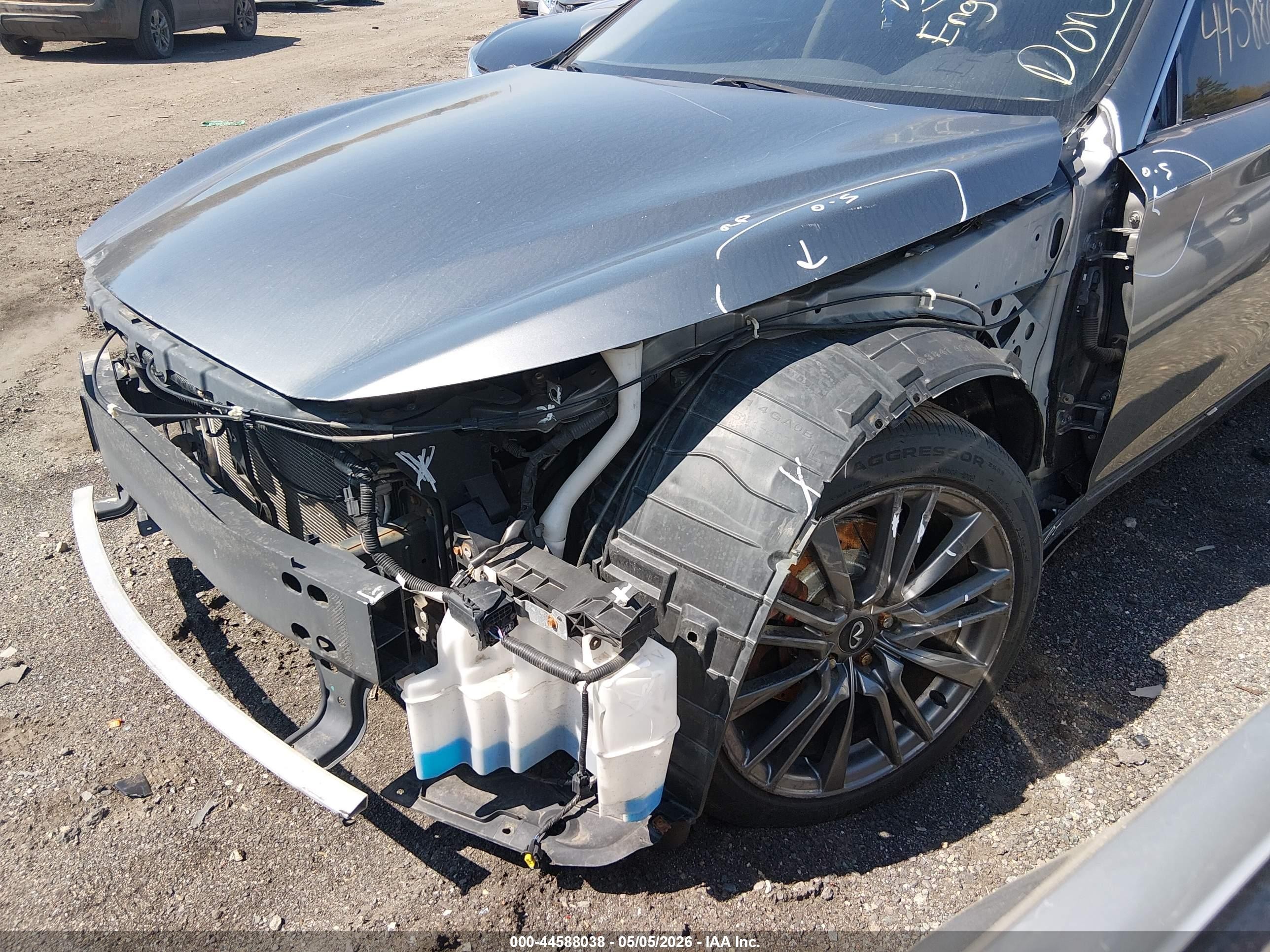 2015 Infiniti Q50 Premium Gray vin: JN1BV7AR4FM417688