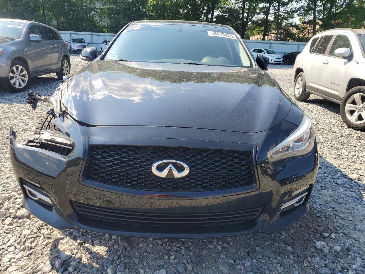 2015 Infiniti Q50 Premium Black vin: JN1BV7AR4FM421241