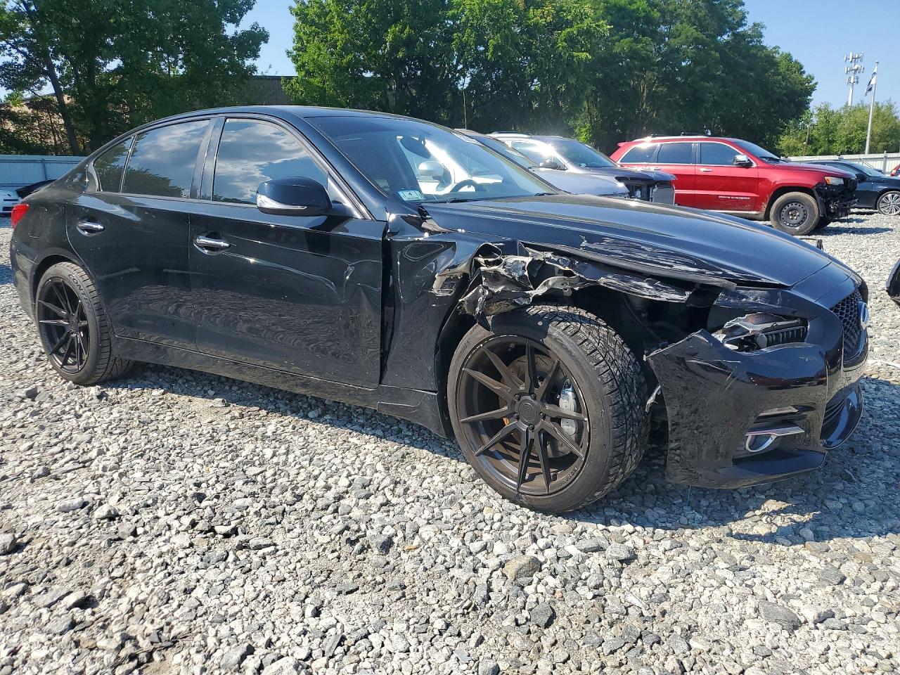 2015 Infiniti Q50 Premium Black vin: JN1BV7AR4FM421241