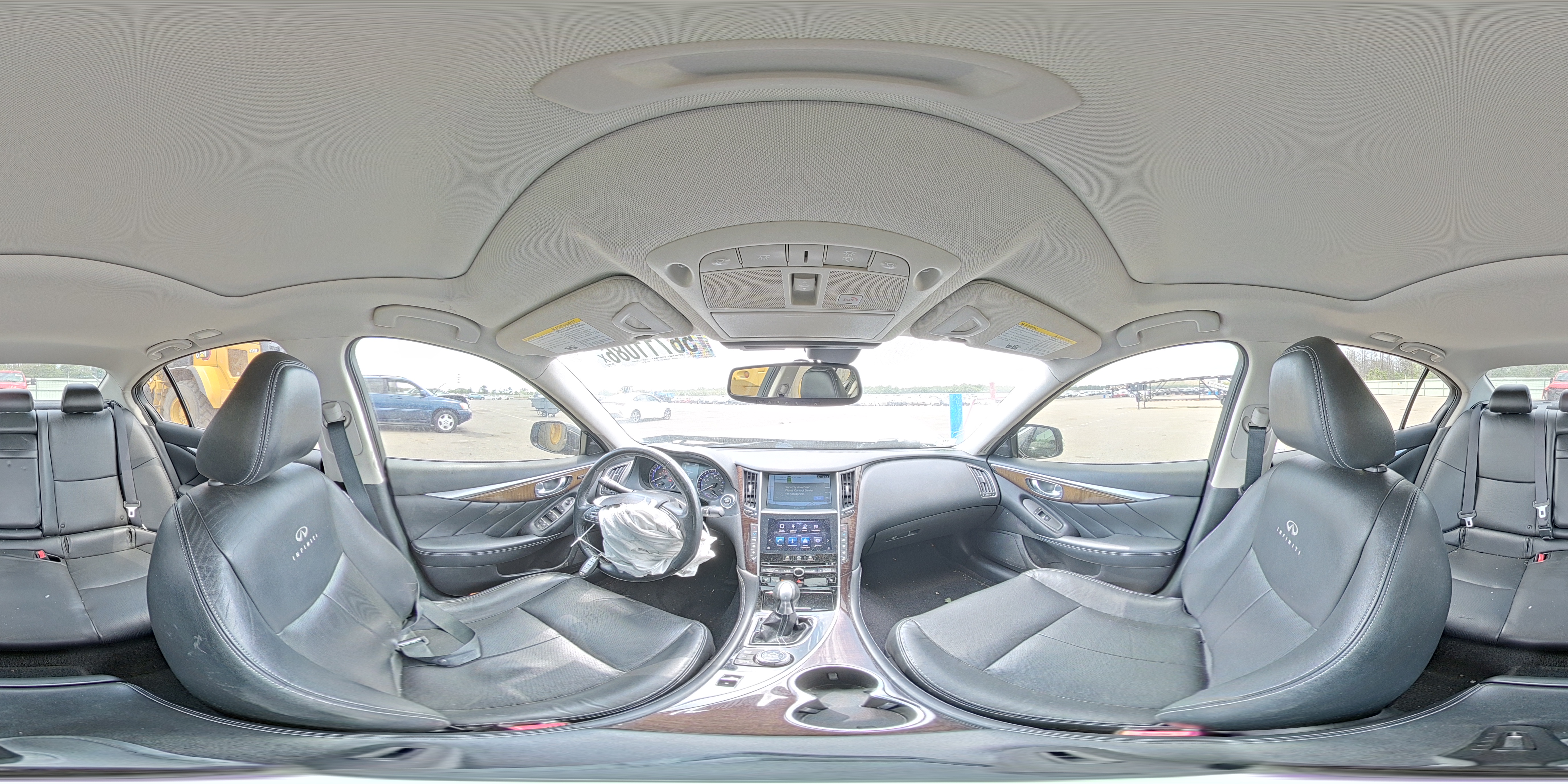 2014 Infiniti Q50 Base Silver vin: JN1BV7AR5EM682635