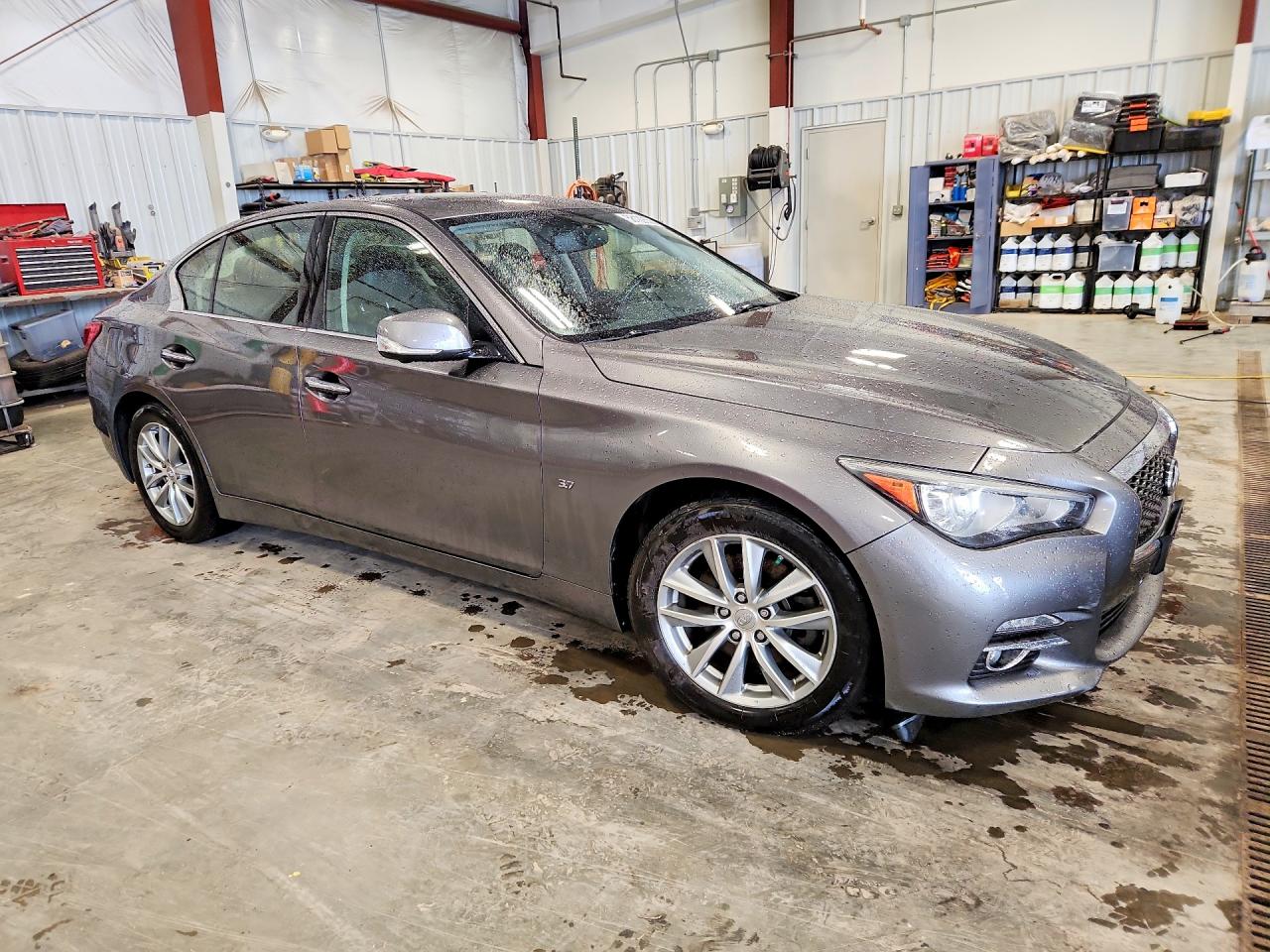 2014 Infiniti Q50 Base Серый vin: JN1BV7AR5EM682778