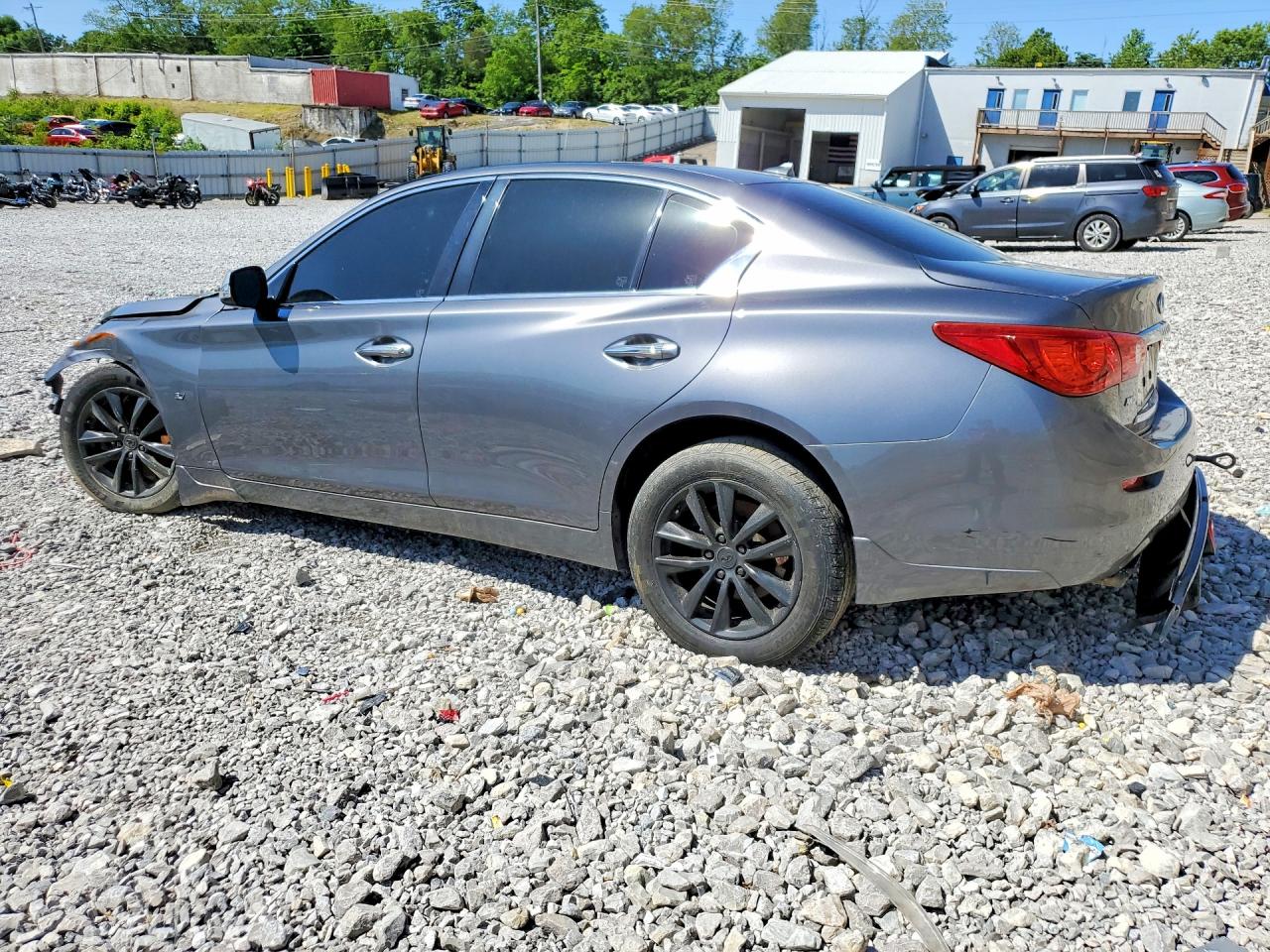 2014 Infiniti Q50 Premium Gray vin: JN1BV7AR5EM688306