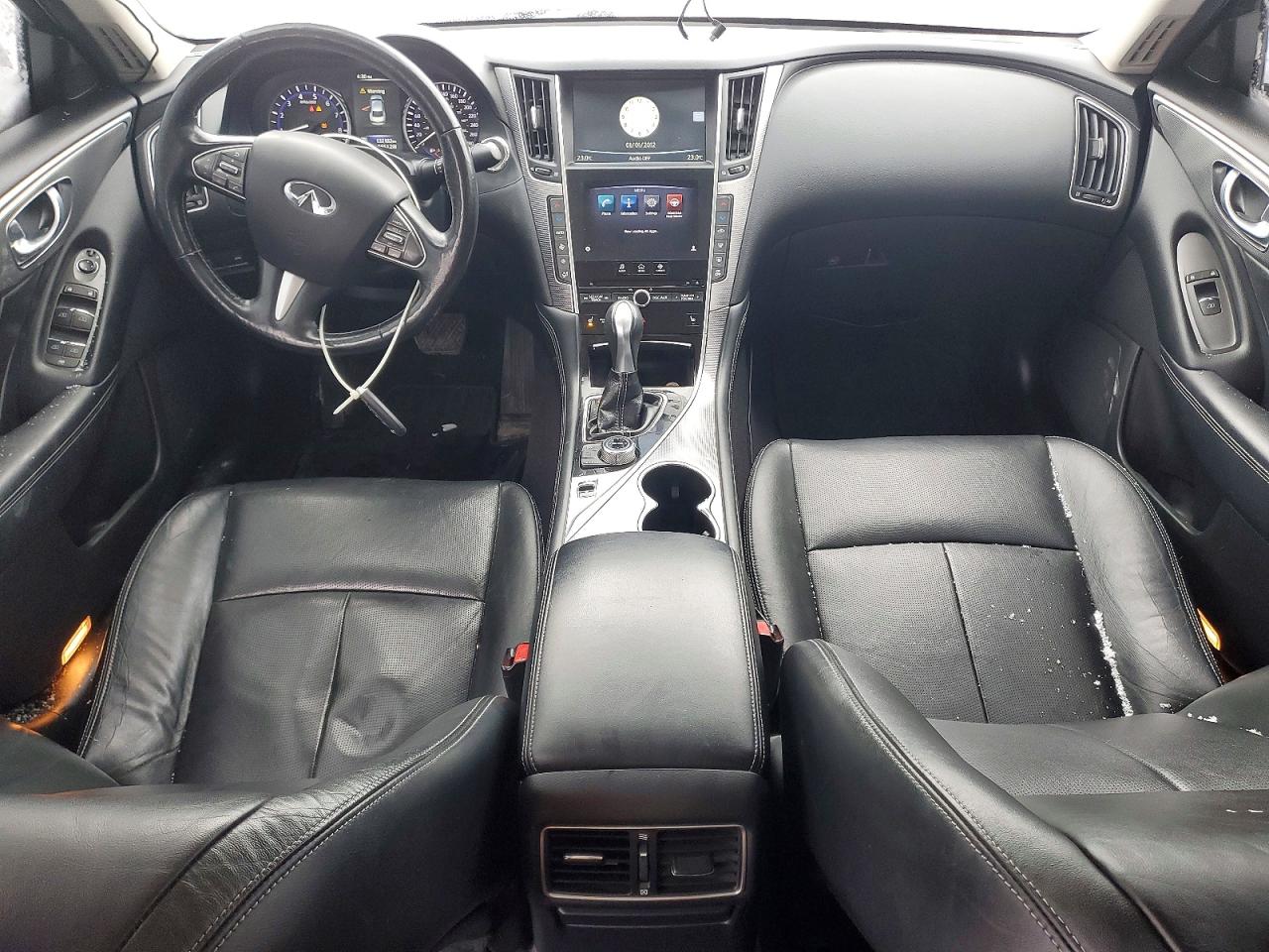 2014 Infiniti Q50 Base Gray vin: JN1BV7AR5EM692369