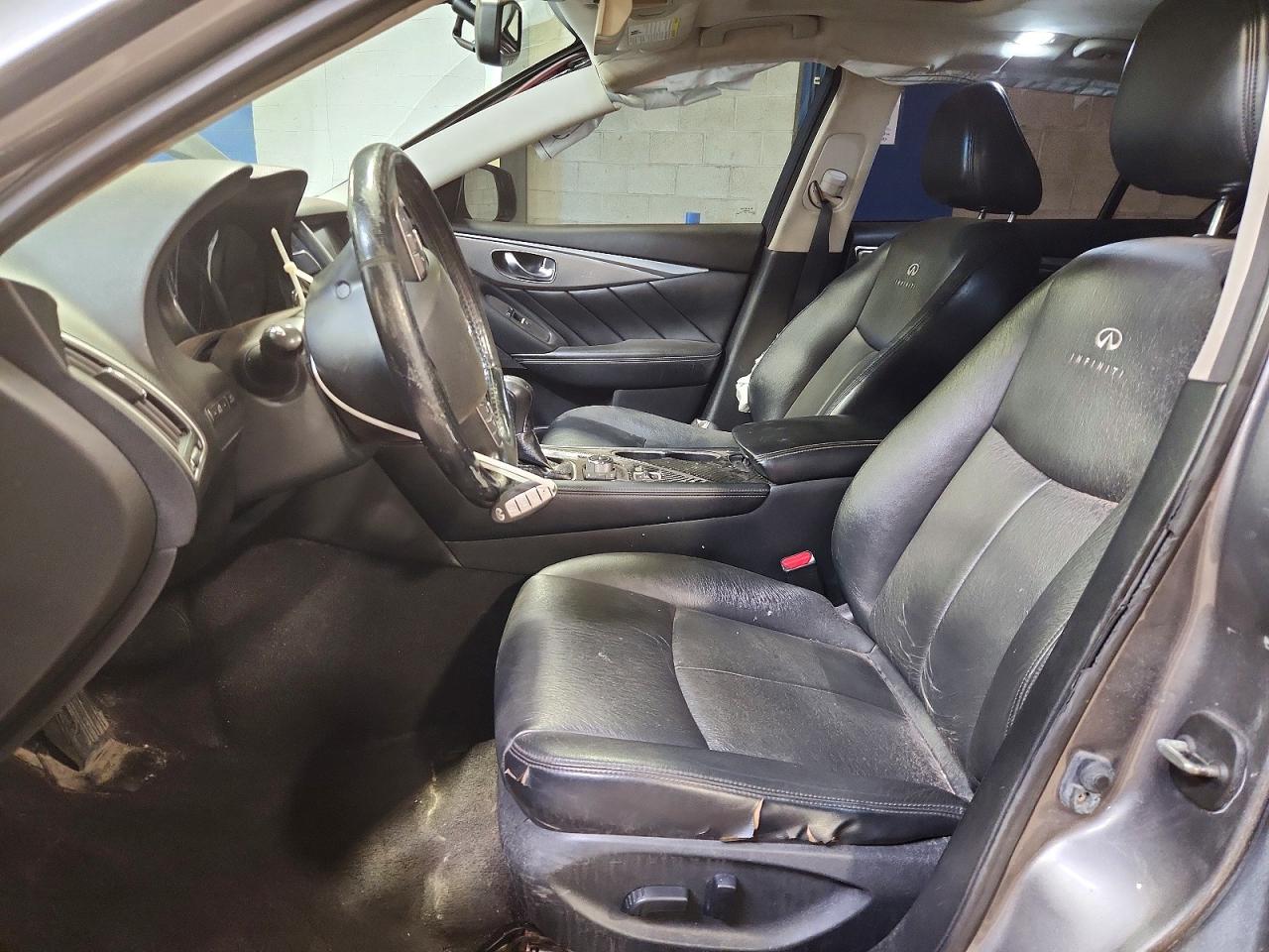 2014 Infiniti Q50 Premium Gray vin: JN1BV7AR5EM694431