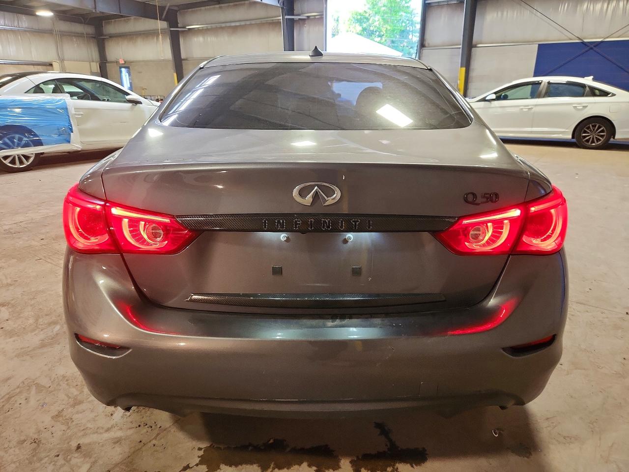 2014 Infiniti Q50 Premium Gray vin: JN1BV7AR5EM694431