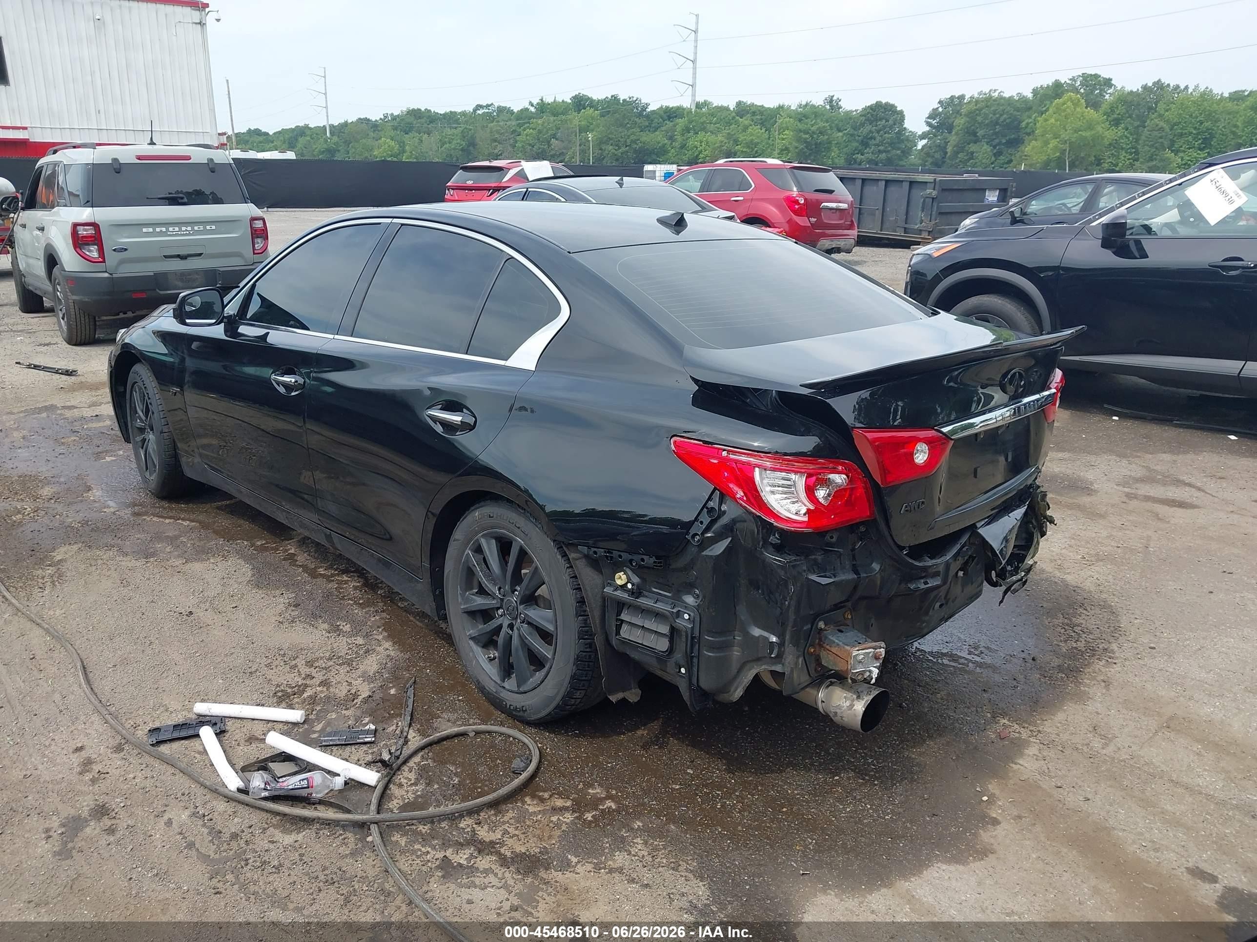 2014 Infiniti Q50 Premium Black vin: JN1BV7AR5EM699760