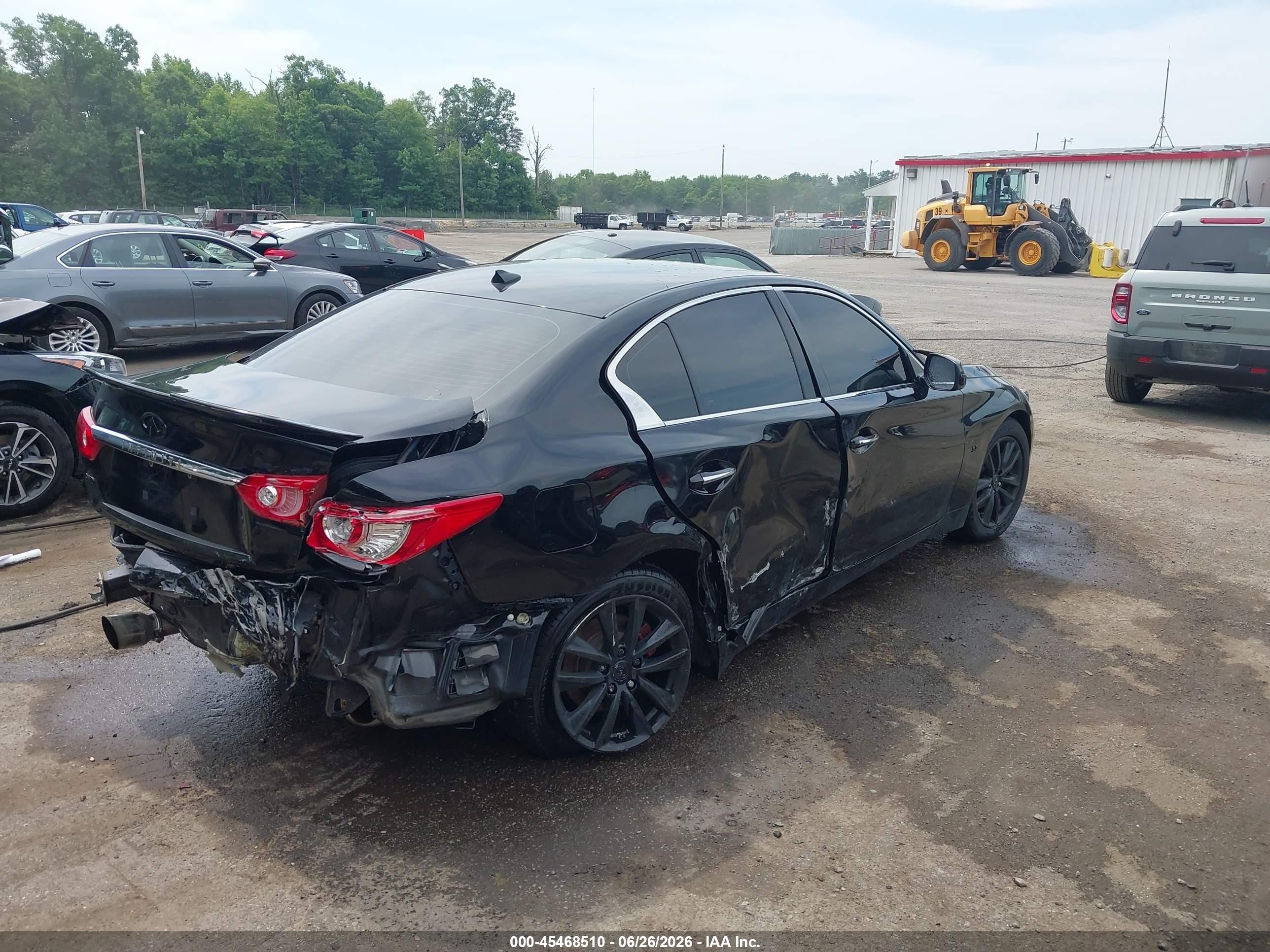 2014 Infiniti Q50 Premium Black vin: JN1BV7AR5EM699760