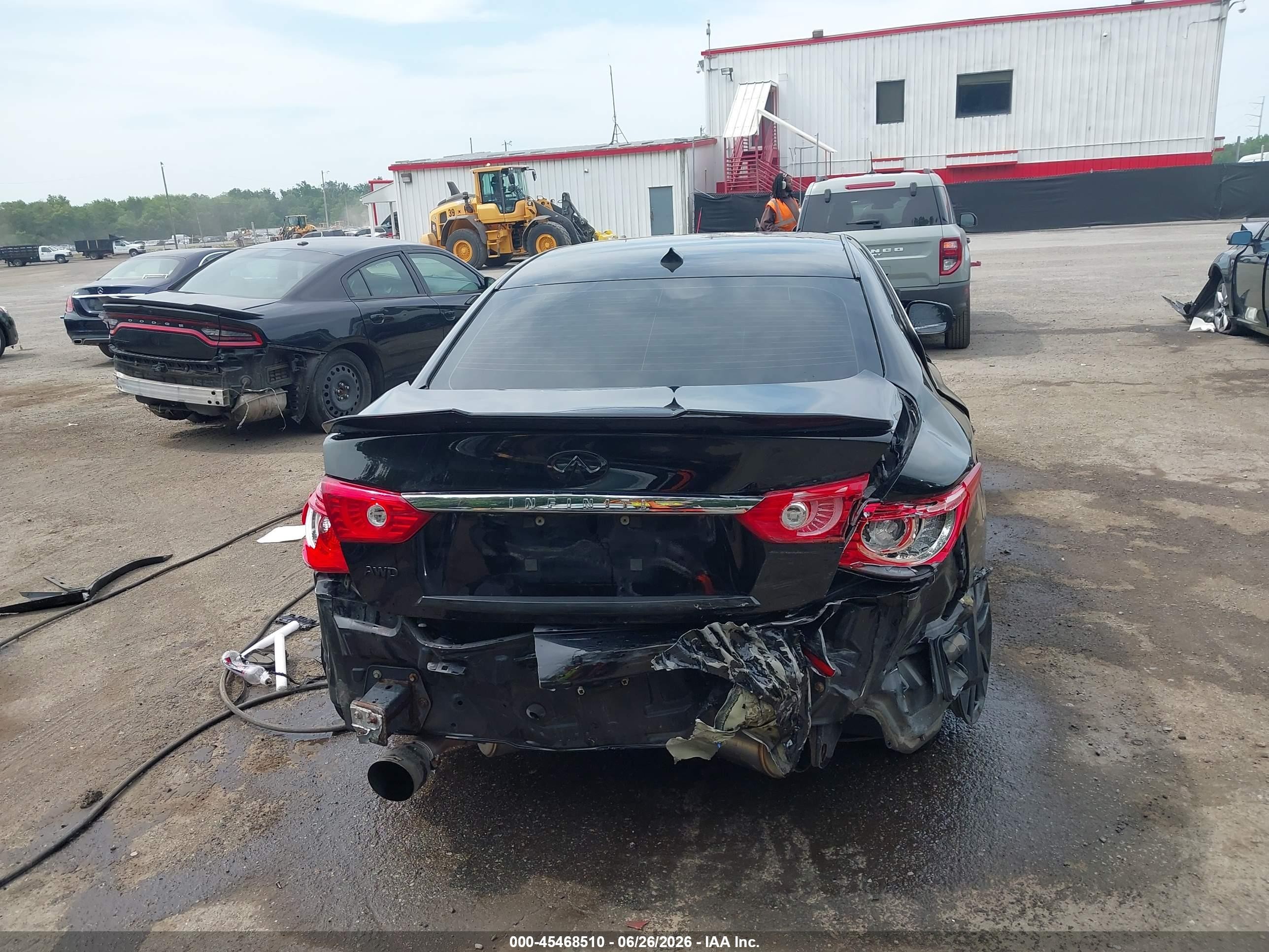 2014 Infiniti Q50 Premium Black vin: JN1BV7AR5EM699760