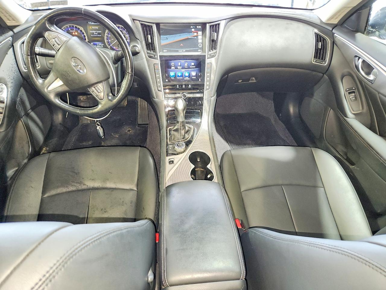 2014 Infiniti Q50 Premium Silver vin: JN1BV7AR5EM699919