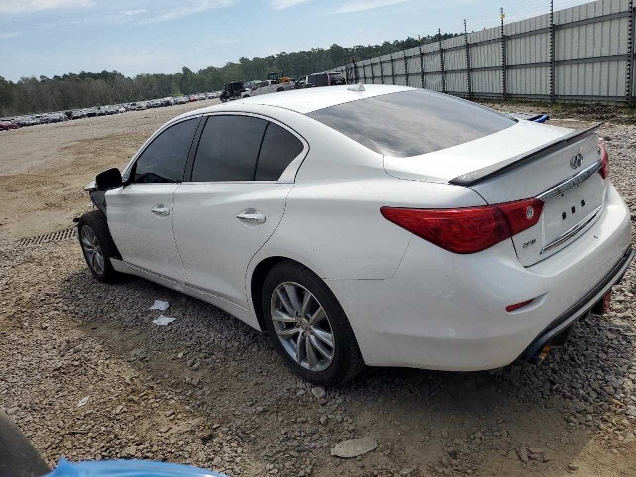2014 Infiniti Q50 Base Белый vin: JN1BV7AR5EM701183