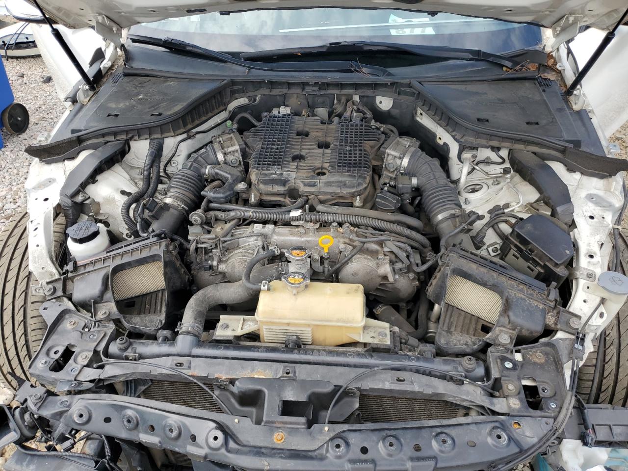 2014 Infiniti Q50 Base Белый vin: JN1BV7AR5EM701183