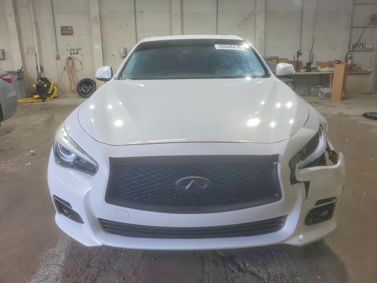 2014 Infiniti Q50 Premium Белый vin: JN1BV7AR5EM701183