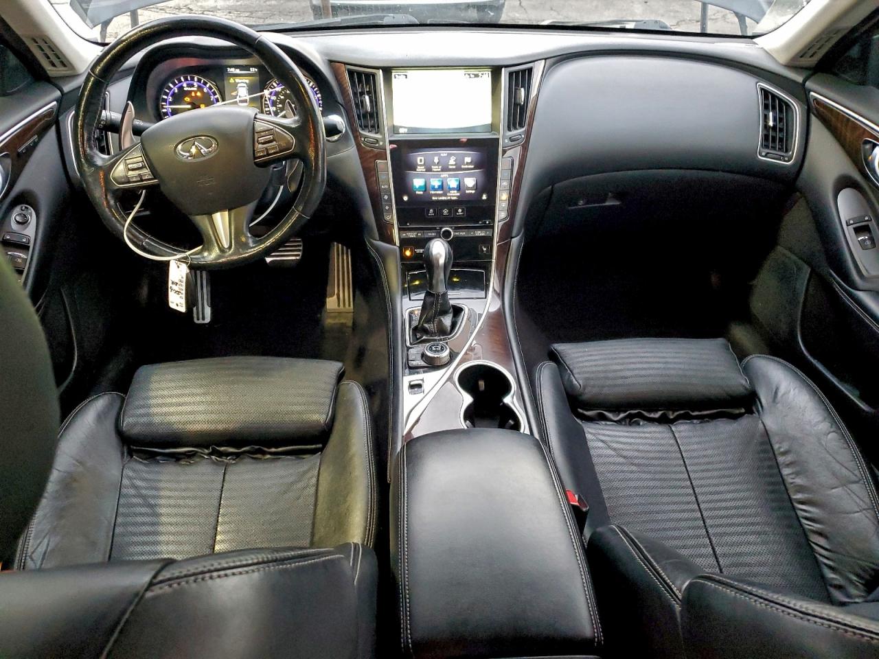 2014 Infiniti Q50 Sport Black vin: JN1BV7AR5EM704763