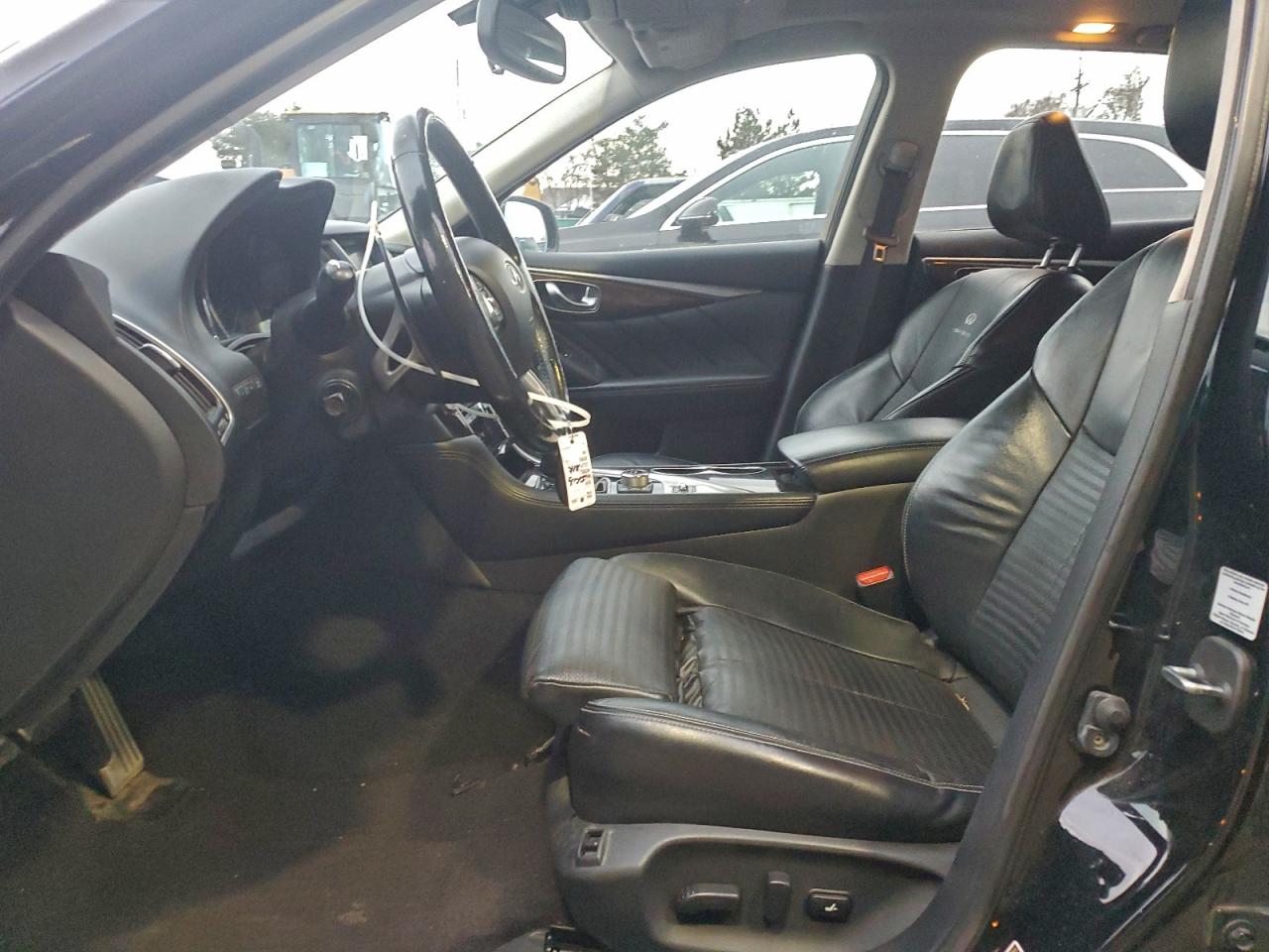 2014 Infiniti Q50 Sport Black vin: JN1BV7AR5EM704763